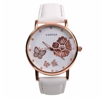 Жіночий Годинник наручний Yazole білі 3147