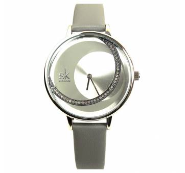 Женские Часы наручные SK, серебристые  4010
