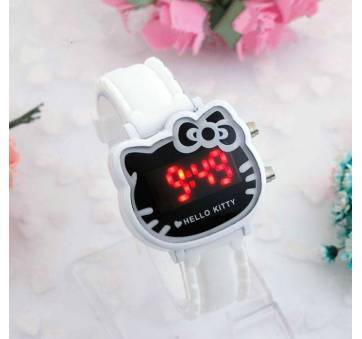 Детские Часы наручные Hello Kitty, белые 4499