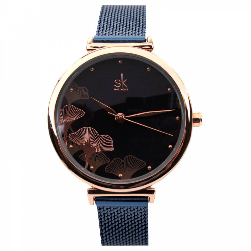 Женские Часы наручные SK, синие 8125